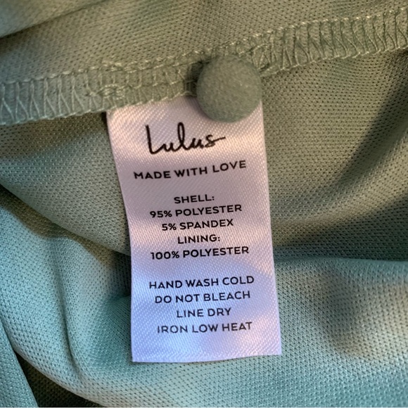 Lulus Small Majestic Perfection Sage Green Ruffled Halter Maxi Dress NWT - Picture 13 of 17